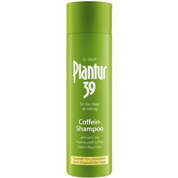 Шампунь проти випадіння волосся Plantur 39 Phyto-Coffein Shampoo, для пошкодженого та фарбованого волосся, 250 мл