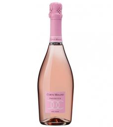 Игристое вино Corte Molino Prosecco Rose Extra Dry DOC, белое, экстра драй, 0,75 л