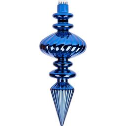 Новогодняя игрушка Novogod'ko Сосулька 30 cм глянцевая синяя (974100)