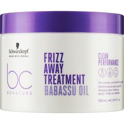 Маска Schwarzkopf Professional BC Bonacure Frizz Away Treatment для гладкості жорсткого, неслухняного і схильного до пушіння волосся 500 мл