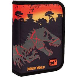 Пенал твердий Yes HP-02 Jurassic World, 13х21х3 см, чорний із червоним (533134)