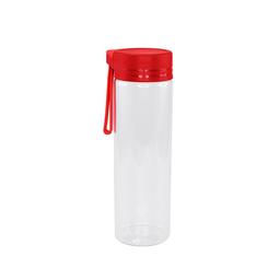 Пляшка для води Bergamo Aqua, 620 мл, білий з червоним (2620B-2)