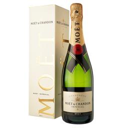 Шампанське Moet&Chandon Brut Imperial, біле, брют, AOP, 12%, в коробці, 0,75 л (31055)
