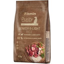 Сухой корм для собак Fitmin Purity Senior & Light Venison & Lamb Rice 2 кг