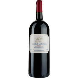 Вино Château Mandrine Cuvee Prestige Bordeaux, червоне, сухе, 1,5 л