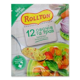 Приправа Роллтон універсальна 12 овочів та трав, 60 г (823717)
