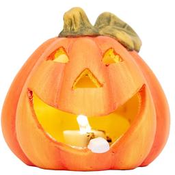Статуэтка Yes! Fun Halloween Funny Pumpkin LED, 8 см (974186)