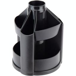 Підставка-органайзер для канцелярських приладів Axent 10 відділень 12.5x15.5 см чорна (D3004-01)