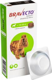 Жувальна пігулка Bravecto від бліх і кліщів для собак з вагою від 10 до 20 кг 1 шт.