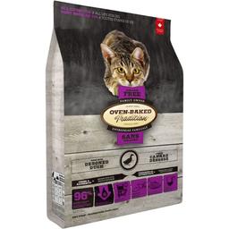 Сухий корм для котів Oven-Baked Tradition, зі свіжого м’яса качки, 2,27кг