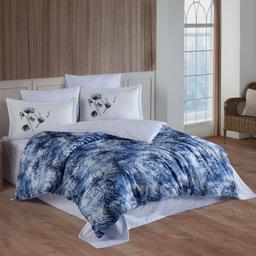 Комплект постельного белья Hobby Premium Sateen Lilian евро синий (606518_2,0)