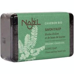 Алеппское мыло Najel Aleppo Soap Organic Charcoal с органическим растительным углем 100 г