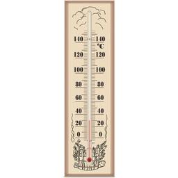 Термометр для сауни та лазні Склоприлад Сауна, бежевий (300110)
