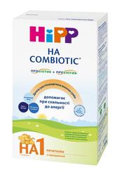 Суха гіпоалергенна молочна суміш HiPP НА Combiotic 1, 350 г