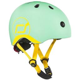 Шлем защитный Scoot and Ride, с фонариком, 45-51 см (XXS/XS), зеленый (SR-181206-KIWI)