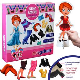 Набор магнитов Magdum Кукла с одеждой New look (ML4031-14 EN)