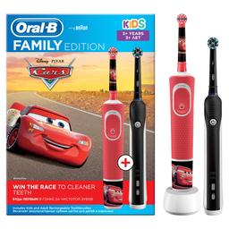 Набор электрических зубных щеток Oral-B Braun Pro 750 & Kids Cars Family Edition 2 шт.