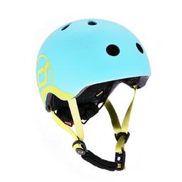 Шлем защитный Scoot and Ride с фонариком, 51-55 см (S-M) голубой (SR-181206-BLUEBERRY_S)