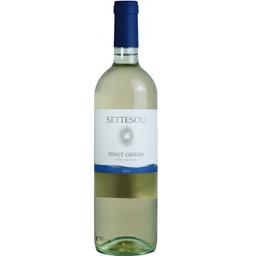 Вино Settesoli Pinot Grigio, біле, сухе, 11%, 0,75 л