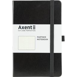 Книга записна Axent Partner A5- у крапку 96 аркушів чорна (8306-01-A)