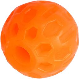 Игрушка для собак Agility мяч с отверстием 6 см оранжевая