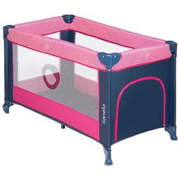 Манеж-кроватка Lionelo Stefi, розовый с синим (LO.SF01)