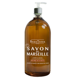 Жидкое мыло BeauTerra Savon de Marseille с маслом карите, 300 мл