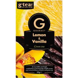 Чай зелений G`tea! Gourmet лимон і ваніль, 35 г (20 шт. по 1,75 г) (842104)