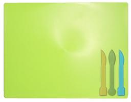 Доска для пластилина ZiBi Kids Line, с 3 стеками, салатовый (ZB.6910-15)