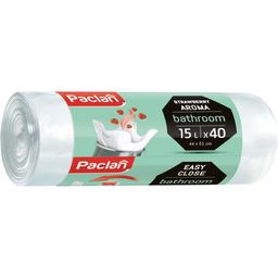 Пакети для сміття Paclan, для ванної кімнати, ароматизовані, 15 л, 40 шт.