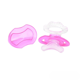 Прорезыватель для зубов BabyOno Первые зубки, охлаждающий, розовый (1008/02)