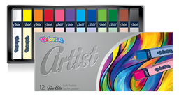 Олівці пастельні Colorino Рremium Artist, сухі, 12 кольорів, 12 шт. (65238PTR)