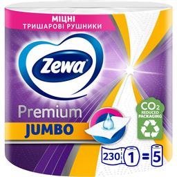 Паперові рушники Zewa Premium Jumbo тришарові 1 рулон