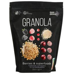 Гранола San Granola С ягодами и суперфудами 300 г
