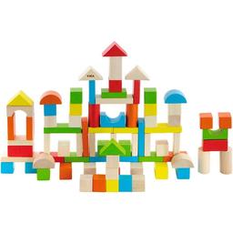 Деревянные кубики Viga Toys Цветные блоки 80 шт. (50333)