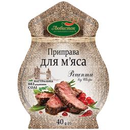 Приправа Любисток Рецепты от шефа к мясу, без соли, 40 г (616716)