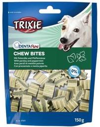 Ласощі для собак Trixie Denta Fun Chew Bites, з петрушкою і м'ятою, 150 г