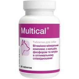 Вітамінно-мінеральна добавка Dolfos Multical для собак, 90 таблеток