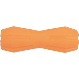 Іграшка для собак Agility гантель з отвором 12 см помаранчева