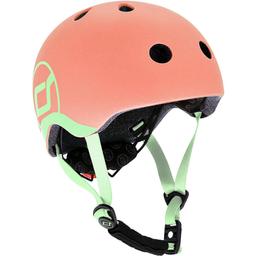 Шлем защитный Scoot and Ride, с фонариком, 51-55 см (S-M), персиковый (SR-181206-PEACH)