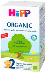 Органическая сухая молочная смесь HiPP Organic 2, 300 г