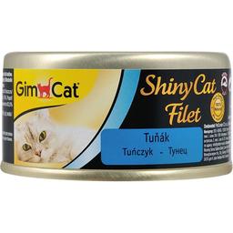 Вологий корм для котів GimCat ShinyCat Filet, з тунцем, 70 г
