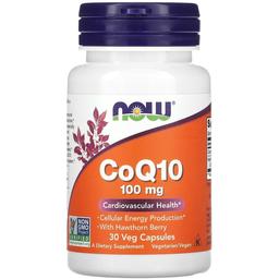 Коэнзим Q10 Now Cardiovascular Health 100 мг 30 капсул