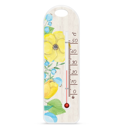 Термометр Склоприлад Сувенір П-15 Жовті квіти (300194)