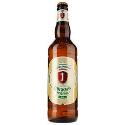 Пиво Перша приватна броварня Свіжий розлив, світле, 4,5%, 0,65 л (617526)