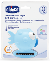 Термометр для ванной Chicco Рыбка, голубой (06564.20)