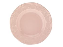 Тарелка Kutahya Porselen Фулия глубокая, бледно розовая, 24 см (942-010)