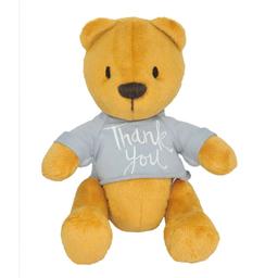 М'яка іграшка Tigres Ведмедик Денні Thank you, 25 см, коричневий (ВЕ-0207)