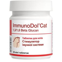Витаминно-минеральная добавка Dolfos ImmunoDol Cat для иммунитета и восстановления сил, 60 мини таблеток (188-60)