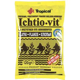 Корм для рыб Tropical Ichtio-Vit, в виде хлопьев, 120 г